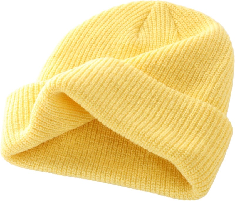 Connectyle Classic Double Layer Knit Beanie Hat Warm Thick Acrylic Winter Hats Daily Cuffed Beanies Watch Hat for Men Women - Image 5
